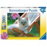 Ravensburger puzzle Chaton blanc 200 pièces XXL