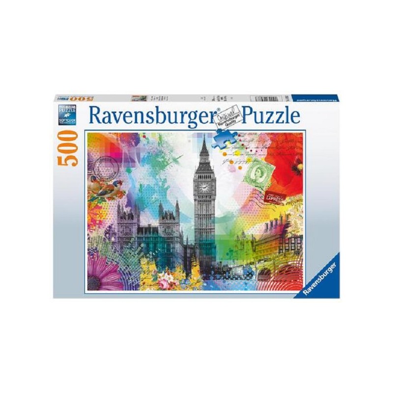 Ravensburger puzzel Kaartje uit Londen 500 stukjes