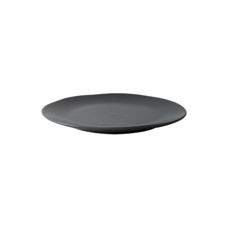 Dutch Rose Velvet bord plat Ø20,5cm mat zwart 4 stuks porselein