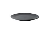 Dutch Rose Velvet bord plat Ø20,5cm mat zwart 4 stuks porselein