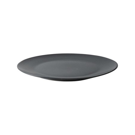 Dutch Rose Velvet assiette plate Ø23cm noir mat 4 pièces porcelaine