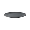 Dutch Rose Velvet bord plat Ø23cm mat zwart 4 stuks porselein