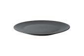 Dutch Rose Velvet bord plat Ø23cm mat zwart 4 stuks porselein