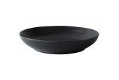 Dutch Rose Assiette creuse Ø23cm noir mat 4 pièces en porcelaine
