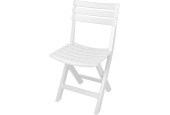 Chaise pliante Komodo plastique 41x40xh77cm blanc
