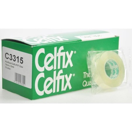 Ruban adhésif Celfix 15mmx33m ecol boîte de 10 rouleaux