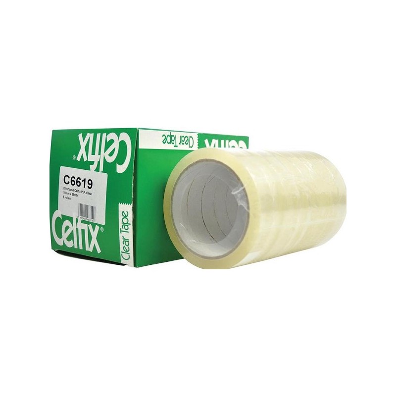 Ruban adhésif Celfix 19mmx66m ecol boite de 8 rouleaux