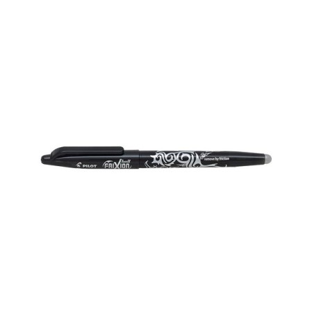 Stylo à bille roller gel Pilot frixion 0,7 mm noir boîte de 12 pièces
