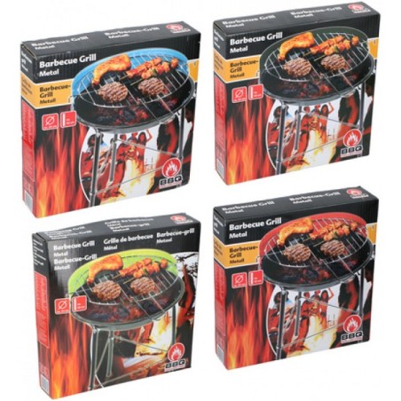 BBQ Barbecue Half Open 33cm Op 3 Poten Barbecuegrill