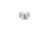 Casserole Hendi en acier inoxydable Ø24cm 6L Convient à l'induction et au four