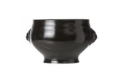 Cosy & Trendy Bol à soupe tête de lion Ø11xh8,5cm noir