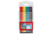 Stabilo Pen 68 etui a 10 kleuren