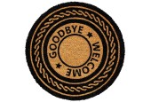 Paillasson Welcome goodbye coco Ø60cm