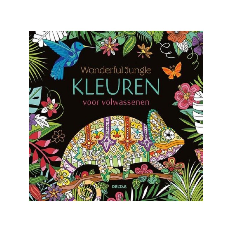 Deltas Wonderful Jungle - Kleuren voor volwassenen