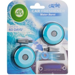 Air Wick Désodorisant voiture 2x9gr Water Burst