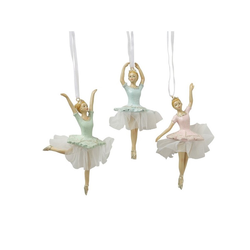 Boltze Home Decohanger Valerie danseres - gemaakt van Polyhars- 6x5x12cm