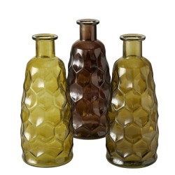 Boltze Home Vase Judith 12xh31cm verre vert