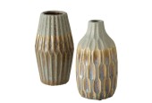 Boltze Home Vase Livera Ø11xh22cm en céramique