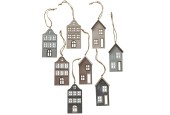 Boltze Home Decohanger Ilmo 8-delig hout 4x1x9cm