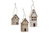 Boltze Home Deco Hanger Nordy 3-delig hout 13cm