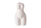 Boltze Home Vase Aurice Torso 9x7x17cm Porcelaine Blanc Mat