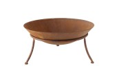 Boltze Home Brasero sur standard -Ø42x20cm -Fer