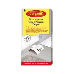 Aeroxon Piège à poissons d'argent 3 pièces
