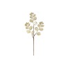Dijk Natural Collections Kunsttak met blad 76x25x3cm goud