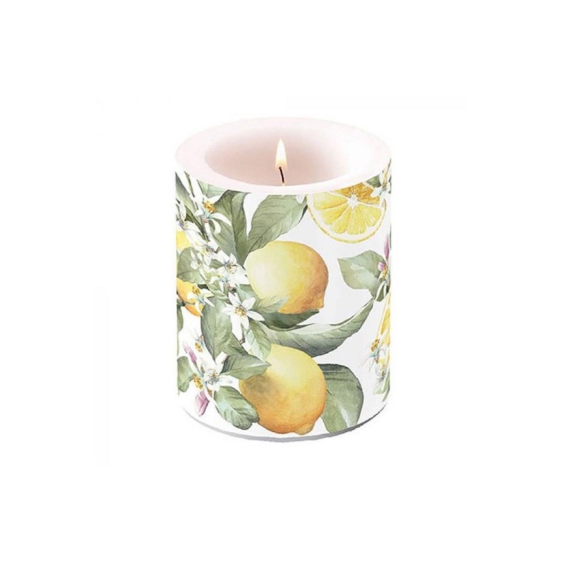 Bougie Ambiente petite Limoni Ø7,5xh8cm