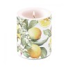 Bougie Ambiente petite Limoni Ø7,5xh8cm