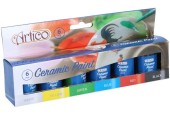 Artico Keramiekverfset 6-delig 6x20ml