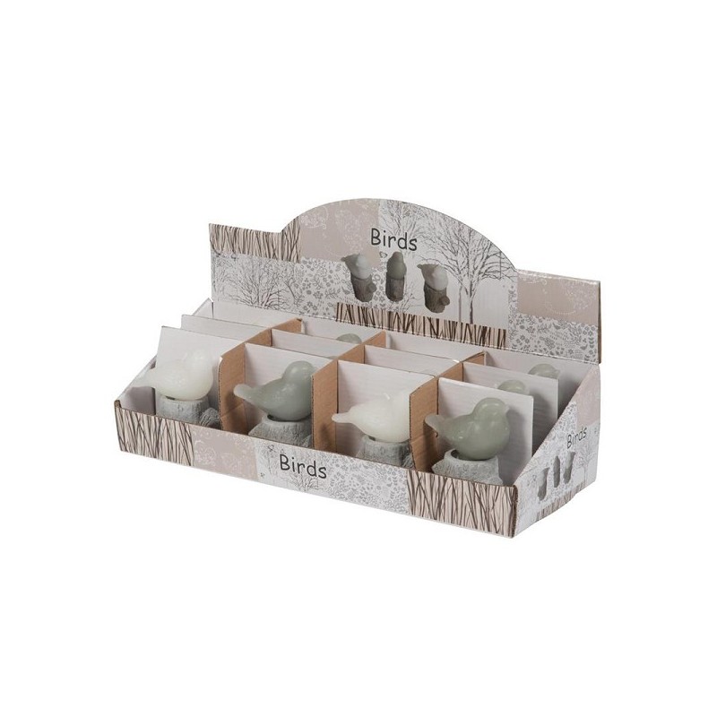 Bougie figure oiseau 6,5x10cm