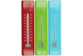 Kinzo Thermometer metaal 29,5x7x2cm