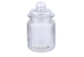 Pot de conservation en verre Ø8xh13cm