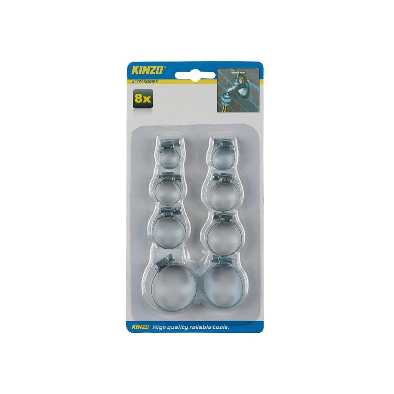 Kinzo Slangenklemmen kaart a 8 stuks