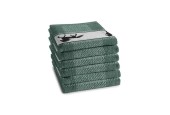 DDDDD Torchon de cuisine Shanti 50x55cm vert par 6 pièces