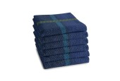 DDDDD Keukendoek Madras 50x55cm blauw per 6 stuks