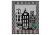 DDDDD Keukendoek Canal 50x55cm zwart per 6 stuks
