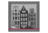 DDDDD Theedoek Canal 60x65cm zwart per 6 stuks