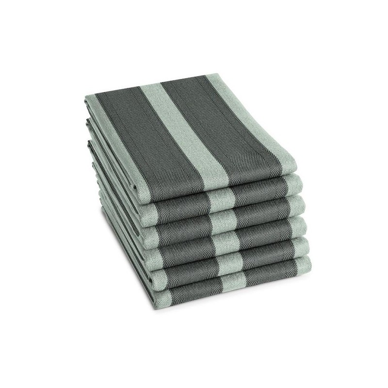 DDDDD Theedoek Baxter 60x65cm groen per 6 stuks