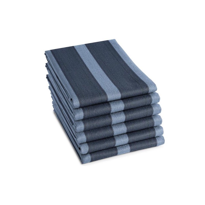 DDDDD Theedoek Baxter 60x65cm denim per 6 stuks