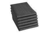 DDDDD Torchon Logo 60x65cm anthracite par 6 pièces