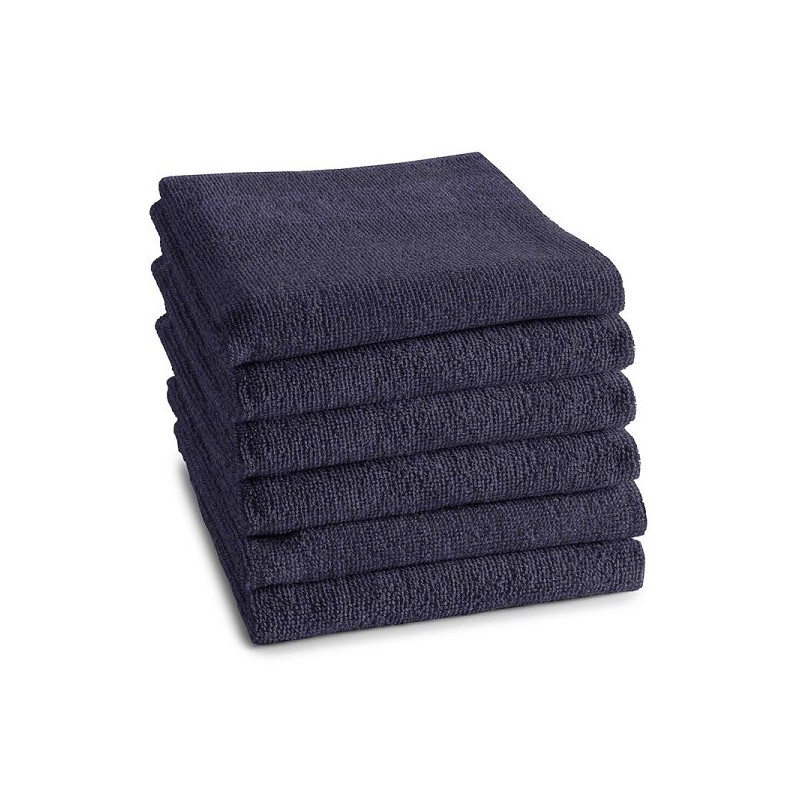 DDDDD Keukendoek Logo 50x55cm blauw per 6 stuks