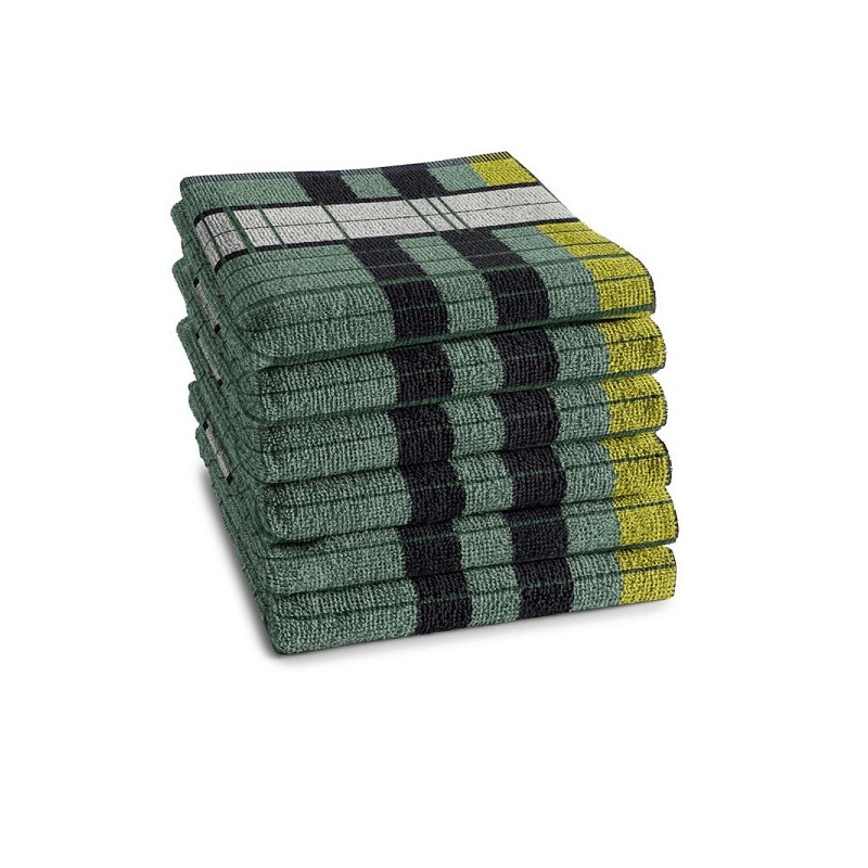 DDDDD Keukendoek Helsinki 50x55cm mint groen per 6 stuks