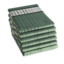 DDDDD Torchon Helsinki 60x65cm vert menthe par 6 pièces