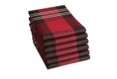 DDDDD Theedoek feller 60x65cm rood per 6 stuks