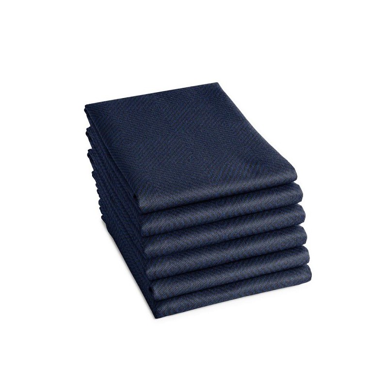 DDDDD Theedoek Cisis 60x65cm navy 6 stuks