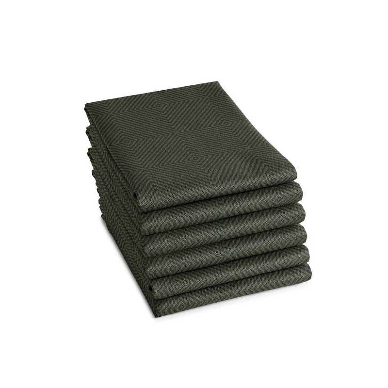 DDDDD Theedoek Cisis 60x65cm laurel 6 stuks