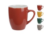 Tasse poterie 240ml couleur assortie