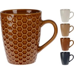 Tasse en faïence 320ml disponible en différents designs et couleurs